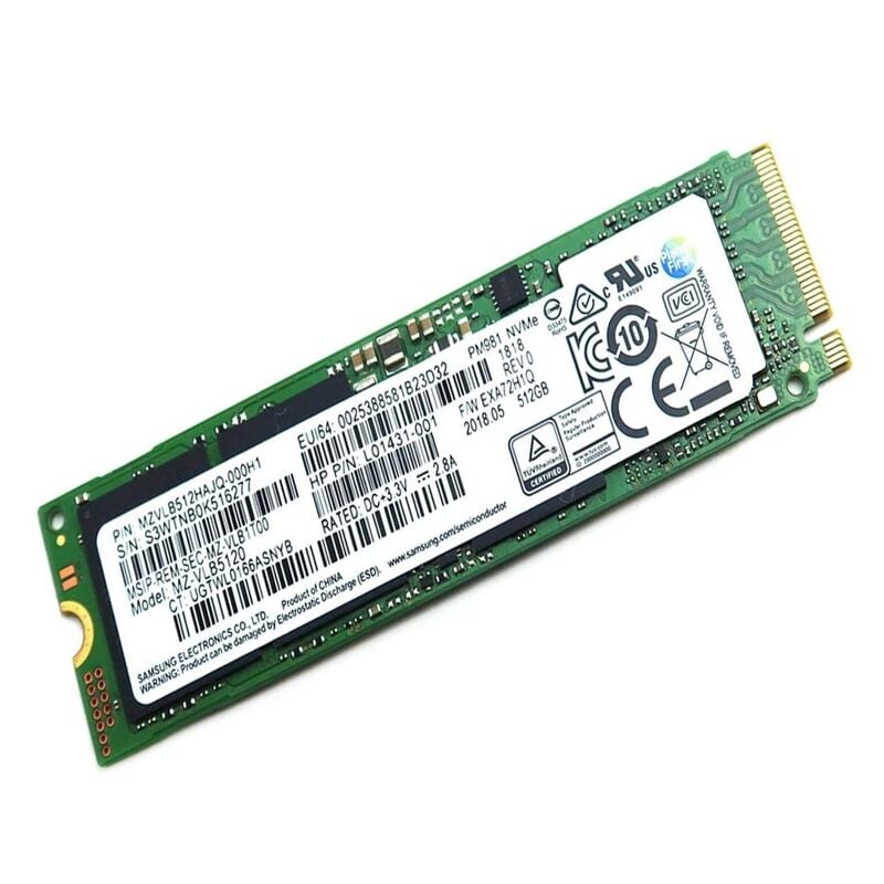 Samsung MZ-VLB5120 512GB PCI-E SSD PM981 3d V Nand MLC Internal 3.0 x4 NVMe  | Refurbished