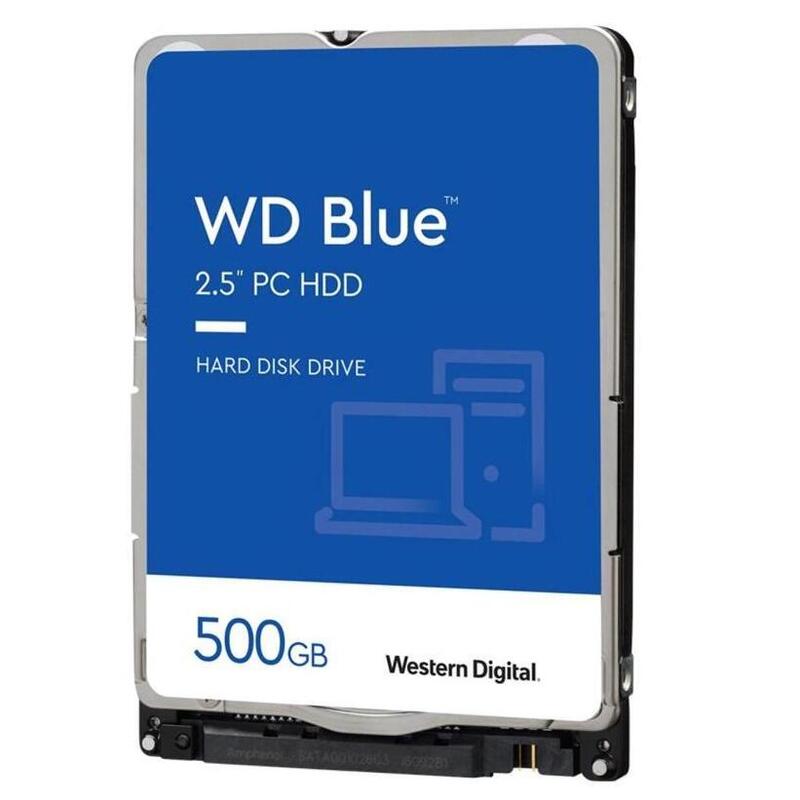 WD5000LPZX Western Digital Blue Mobile 500GB 5.4K RPM SATA 6GBps 128MB  Cache 2.5-inch Internal Hard Drive | Brand New 3 Years Warranty