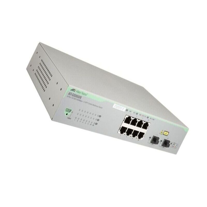 AT-GS950/8-10 Allied Telesis SFP Gigabit Managed Ethernet 8-Ports Switch |  Brand New 3 Years Warranty