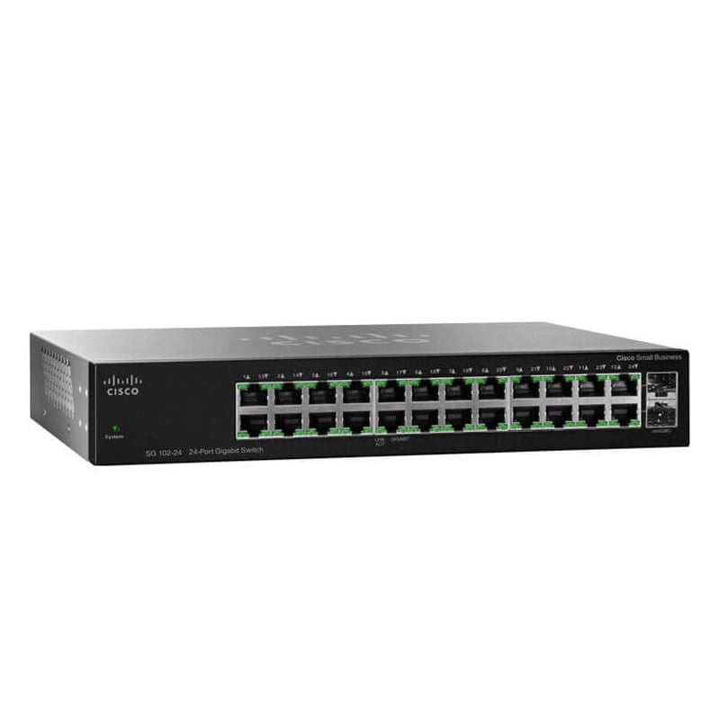 Switch Ethernet RJ45 Gigabit 10/100/1000 + 2 x SFP (mini-GBIC