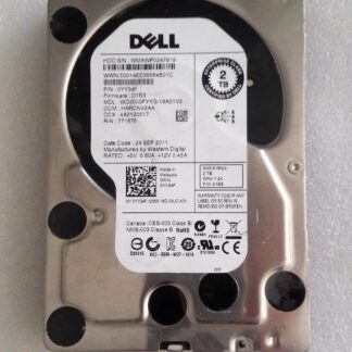 Dell W401H 2TB 7.2K RPM SAS-12GBPS 512E SFF 128MB Hard Drive for Server | Refurbished