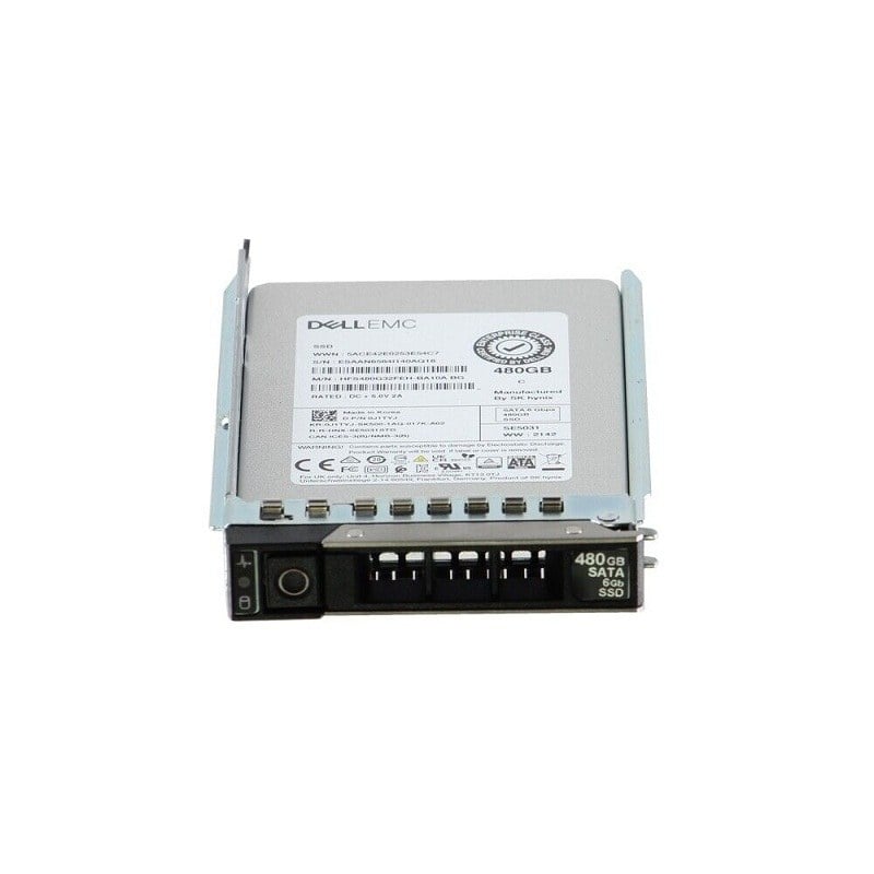 Dell 400-ATPZ 480GB TLC SATA 6GBPS Solid State Drive Mixed Use Hot Plug Hybrid Carrier for Server | Brand New 1 Year Warranty