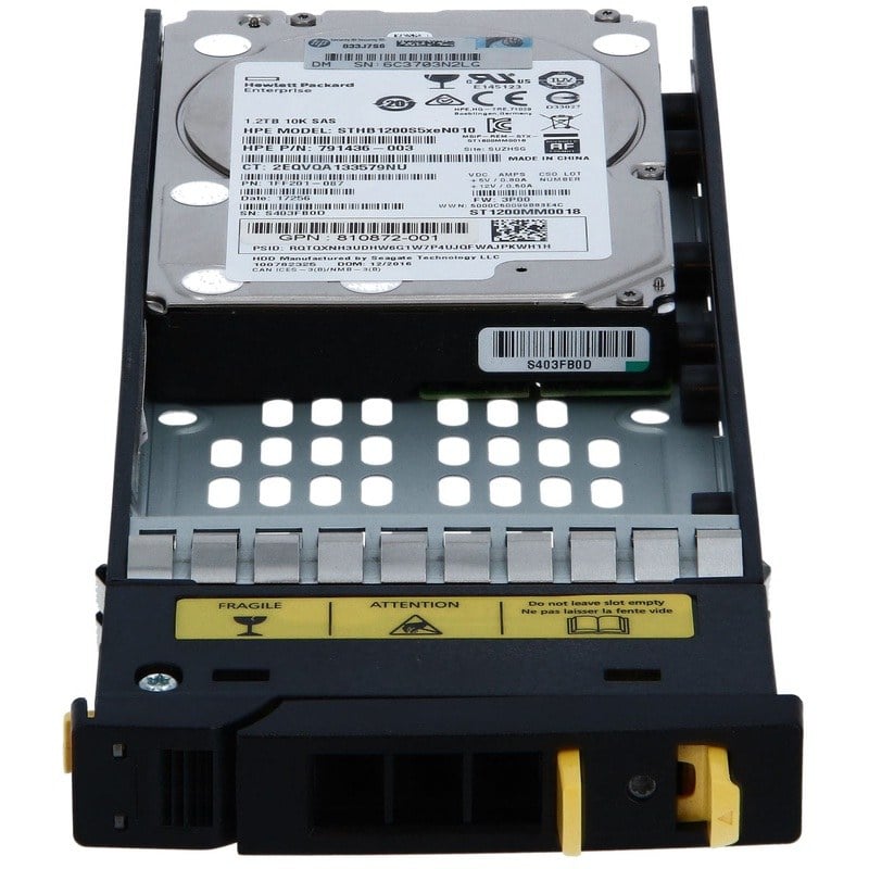 840462-001 HPE 1.8TB 10K RPM SAS 6GBPS SFF Hard Drive | Refurbished