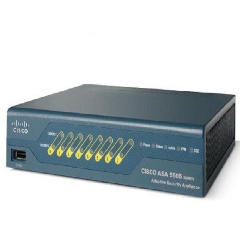 ASA5505-SSL25-K9 Cisco 11 Ports ASA 5505 Security Appliance | New Factory Sealed