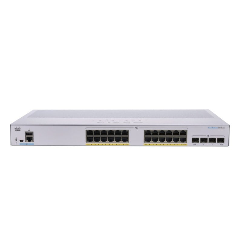 Cisco CBS350-24P-4G-NA 24 Ports Managed Switch | New Factory Sealed