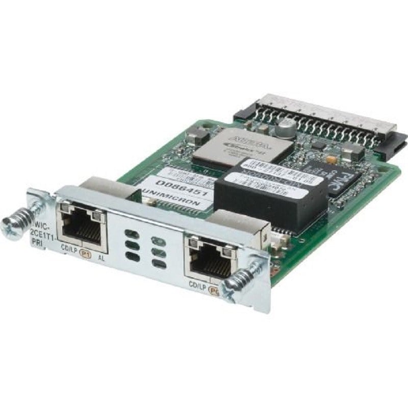 NIM-2CE1T1-PRI= Cisco Voice Interface Card and WAN | New Factory Sealed