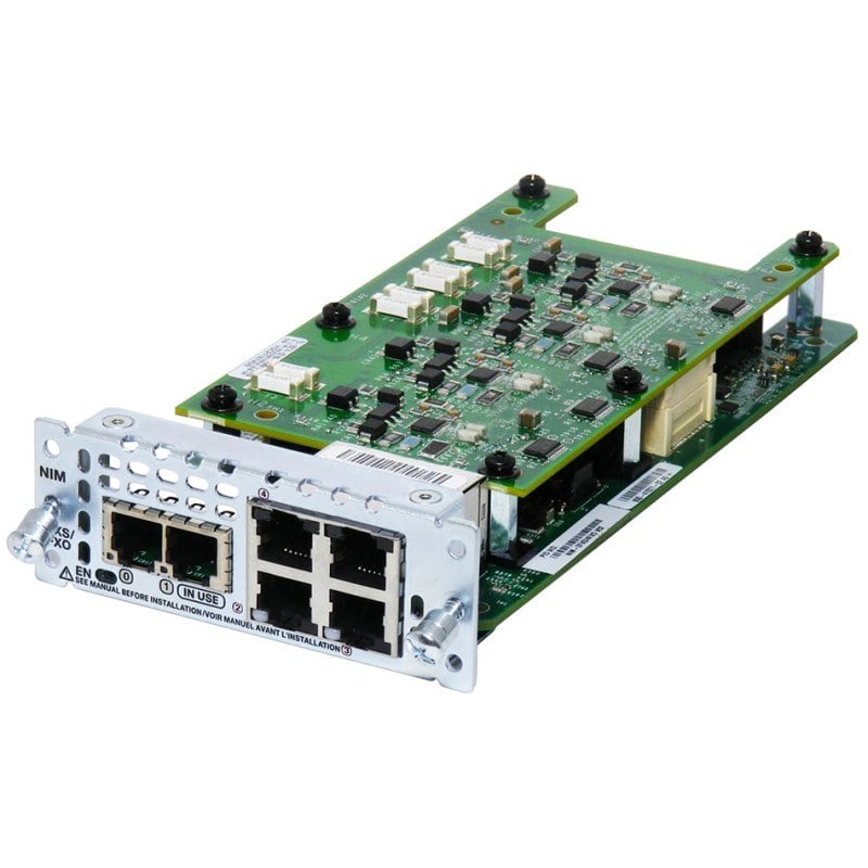 NIM-2FXS/4FXO Cisco 6-Ports Expansion Module Voice Interface Card | Refurbished