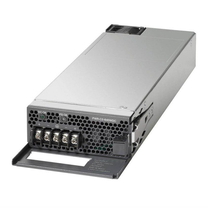 PWR-C2-640WDC Cisco 640 Watt DC Power Supply Config 2 Terminal Strip | Refurbished