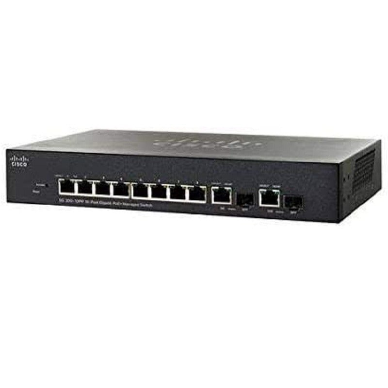 Cisco SG300-10PP-K9 10 Ports Ethernet Switch | New Factory Sealed