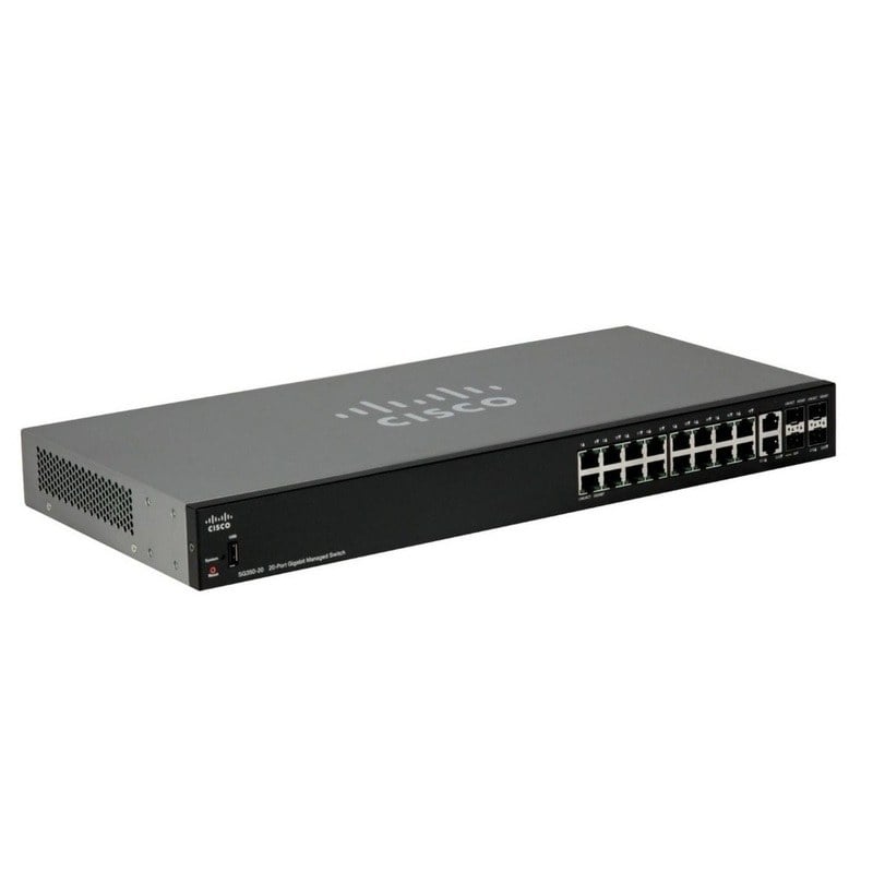 Cisco SG350-20-K9 20 Ports Switch Small Business Managed Layer 3 Managed | Refurbished