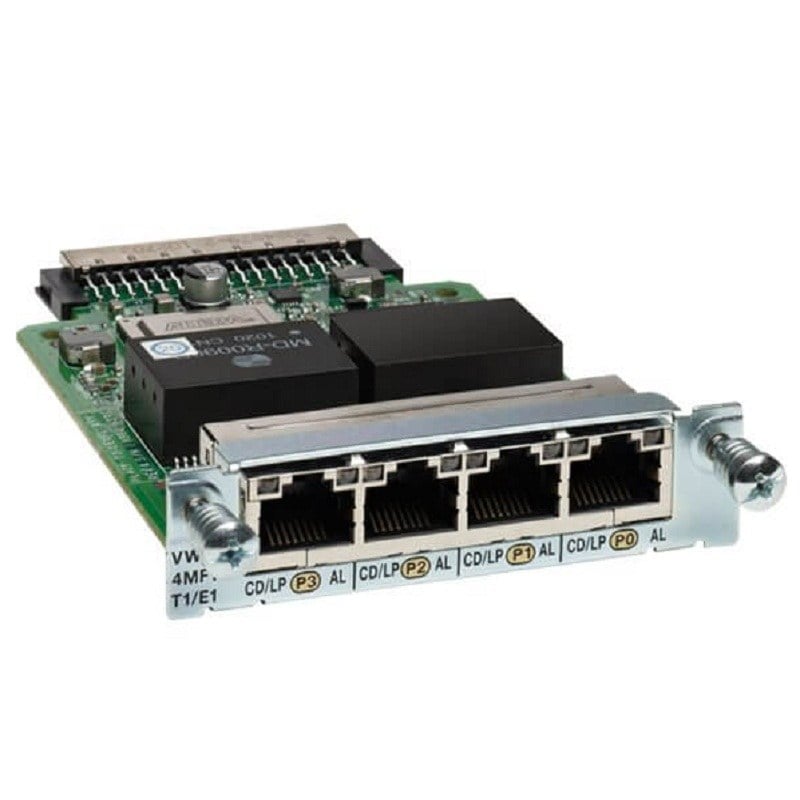 Cisco VWIC3-4MFT-T1/E1= 4 Ports Network Module WAN Interface Card 3rd Generation | Refurbished