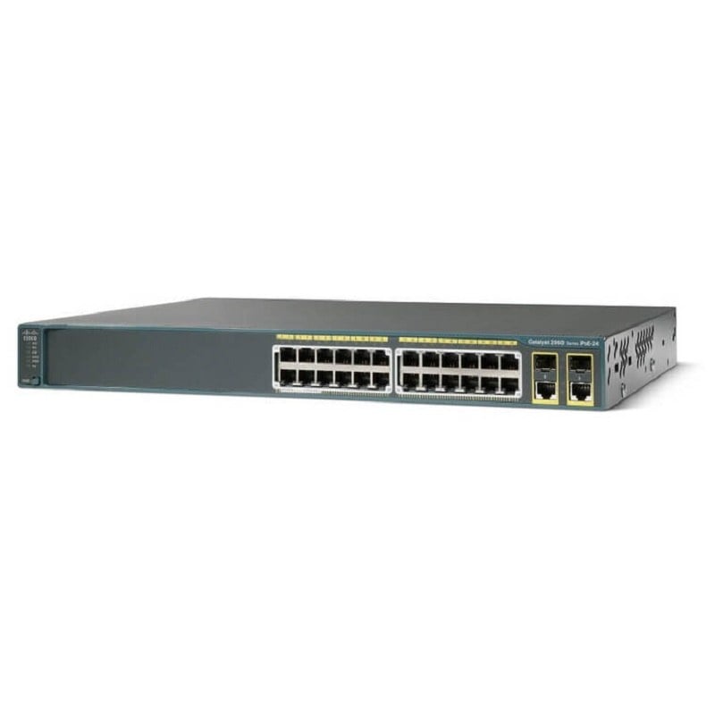 Cisco WS-C2960-24TC-L Catalyst 24 Ports Switch Ethernet Managed Dual Purpose Uplinks | Refurbished