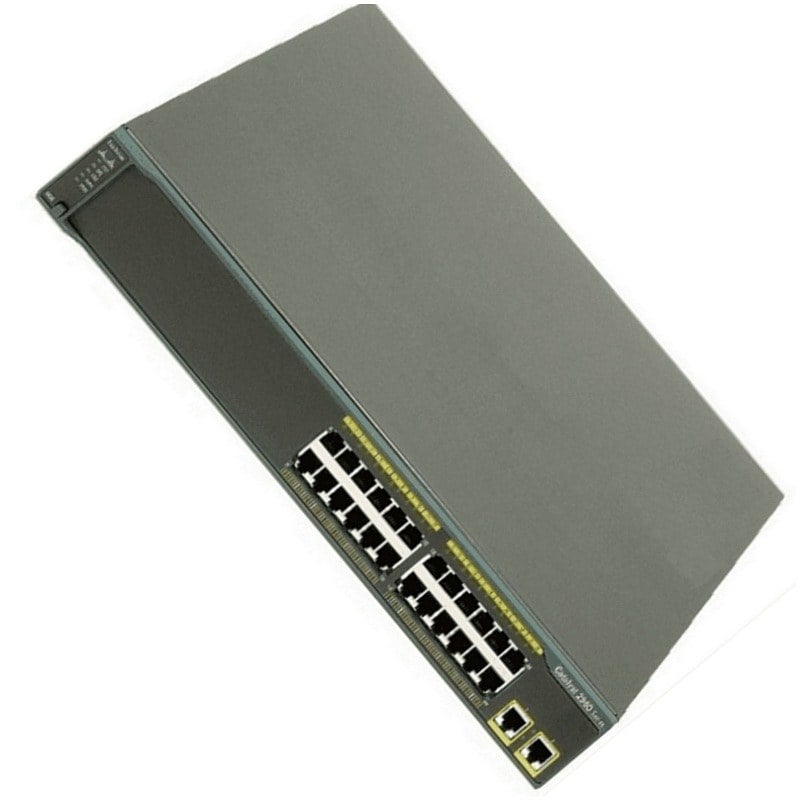 Cisco WS-C2960-24TT-L 24 Ports Ethernet Switch Catalyst Layer2 Manageable 2 Port 1000bt Uplink | New Factory Sealed