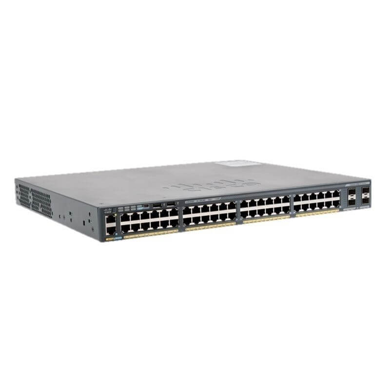 Cisco WS-C2960XR-48TS-I 48 Ports Ethernet Switch Catalyst 2960-XR Gigabit Ethernet | Refurbished