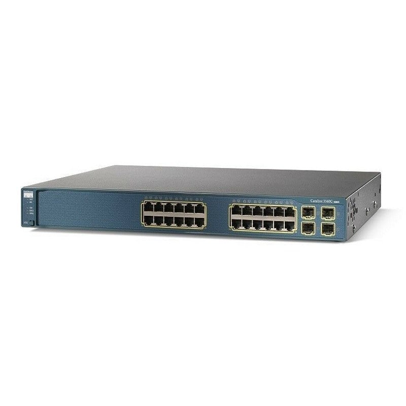 Cisco WS-C3560G-24TS-E 24 Ports Ethernet Switch Gigabit 10/100/1000Base-T | New Bulk Pack