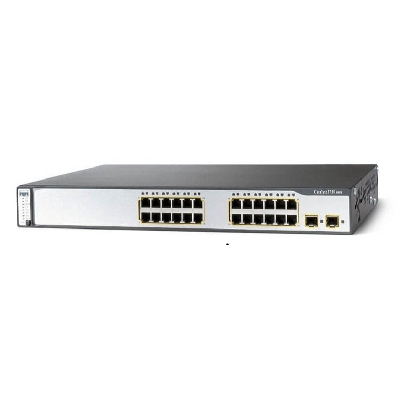 Cisco WS-C3750-24PS-S 24 Ports Ethernet Switch Catalyst  SFP | Refurbished