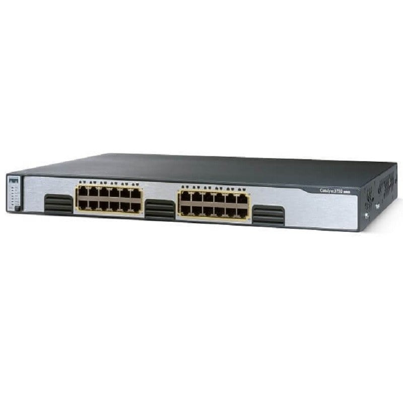 WS-C3750G-24T-E Cisco Catalyst 24 Ports Ethernet Switch | Refurbished