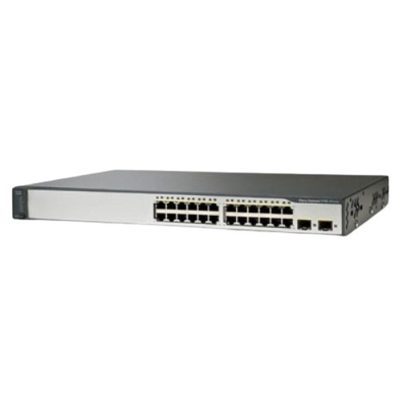 WS-C3750V2-24TS-S Cisco Catalyst 24 Ports Managed Switch | New Factory Sealed