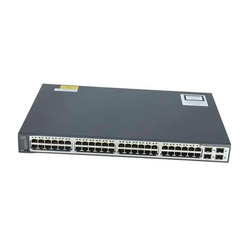 Cisco WS-C3750V2-48PS-S 48 Ports Switch Layer 3 Manageable | New Factory Sealed