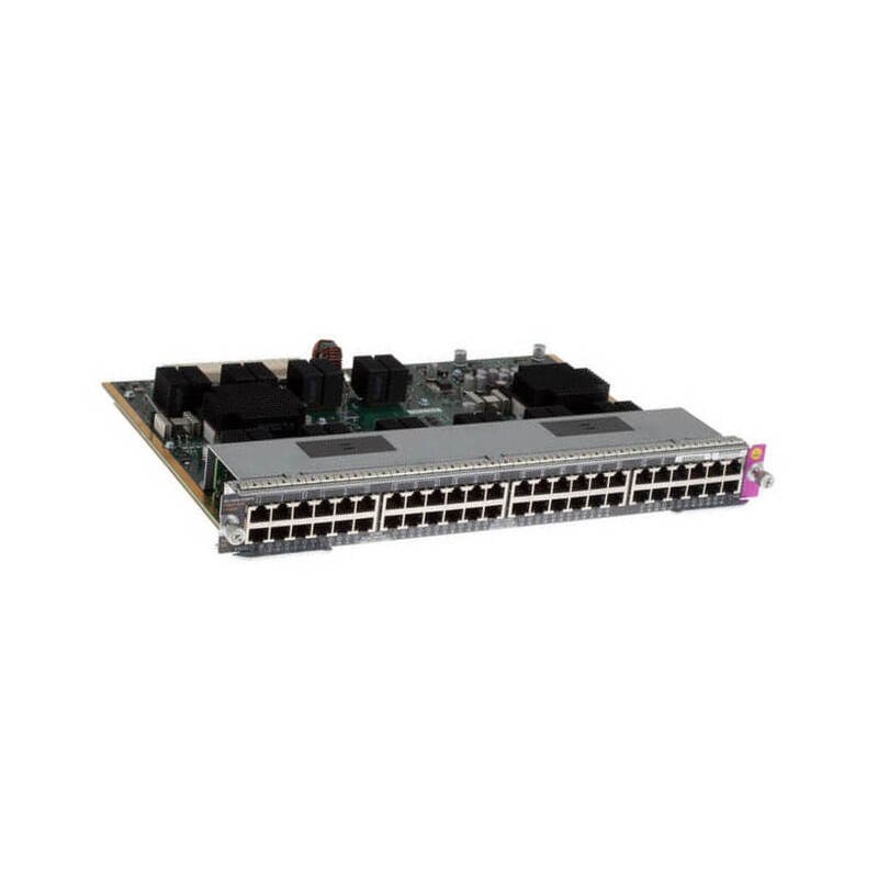 Cisco WS-X4648-RJ45V-E= 48 Ports Expansion Module PoE Fast Ethernet Line Card | Refurbished