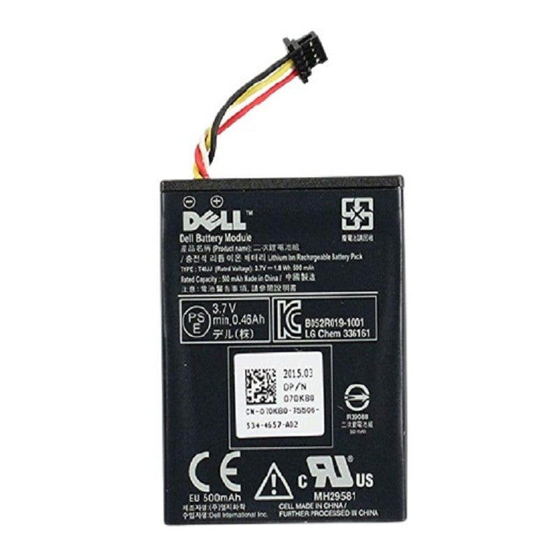 Dell 070K80 Battery 3.7 Volt Battery for PERC H710, H710P 1.6W Raid Controller | Brand New