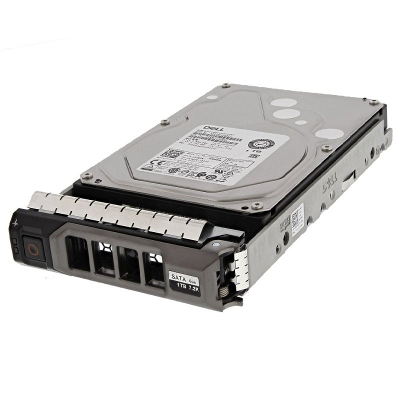 Dell 400-BJRZ 1TB 7200RPM SATA-6GBPS 512n 3.5Inch Internal Hard Drive with Tray for Server | Brand New