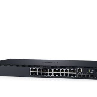 210-ABNV Dell N2024 Managed L3 Switch-24 Ethernet Ports & 2 10-Gigabit SFP+Ports. Refurbished.