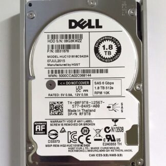 ​400-AIOU Dell 1.8TB 10K RPM SAS 6GBPS Hot Plug with tray Poweredge Hard Drive | Brand New