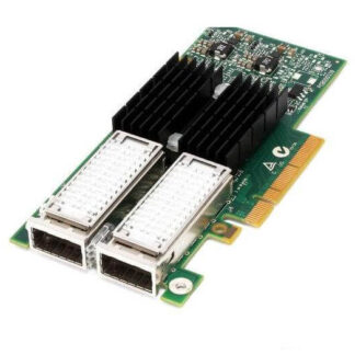 6RKNM Dell Mellanox ConnectX 3 EN Dual Port CX354A NIC 40GBE / 56GB/S PCI-E 3.0 X8 Two QSFP Transceiver Ports Network Interface Card. Refurbished.