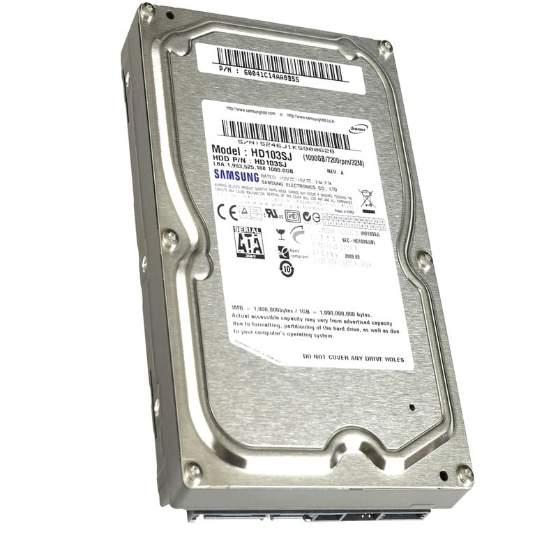 Samsung HD103SI 1TB 5.4K RPM Hard Drive SATA-II Internal 16MB Buffer Cache | Refurbished