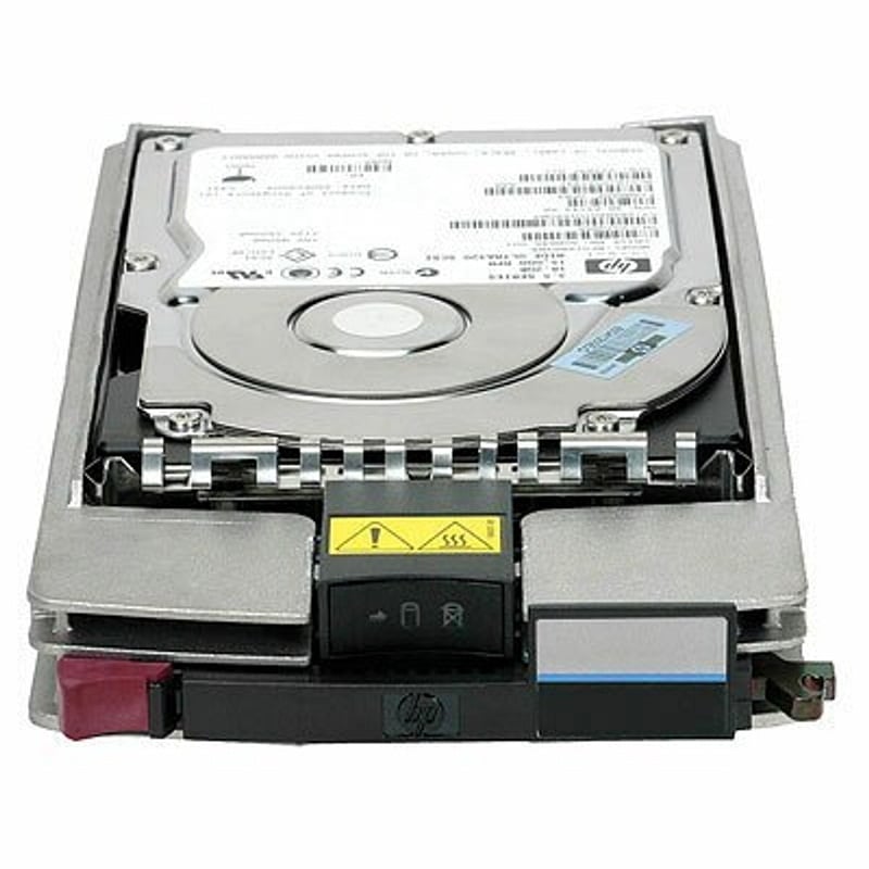 HP 416728-001 300GB 15000RPM Fibre Channel Hot Swap Hard Disk Drive with Tray for Server | Refurbished