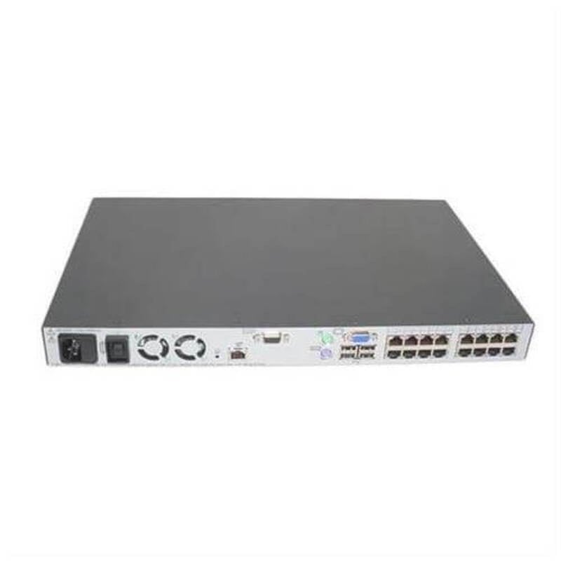 HP 580643-001 Server Console G2 Switch With Virtual Media And CAC 0x2x16 KVM Switch | Refurbished