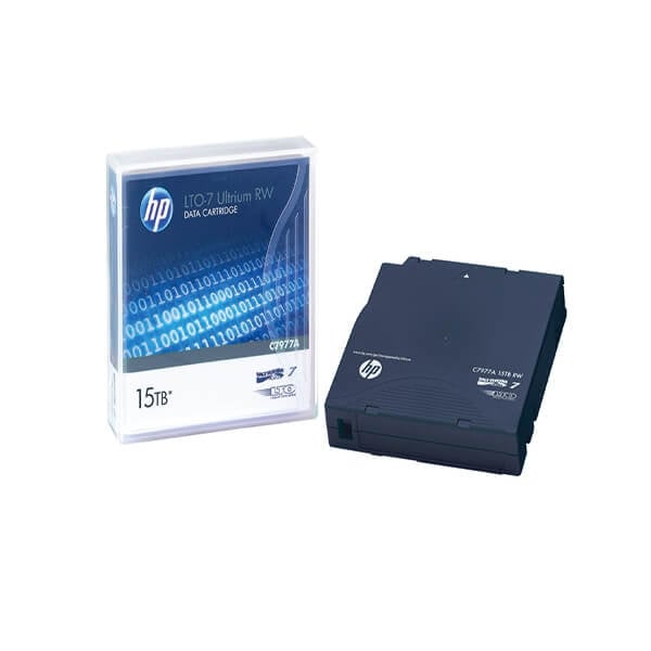 C7977A HP 6TB(Native) / 15TB(Compressed) LTO7 Ultrium Tape Media Cartridge | New Factory Sealed 3 Years HP Warranty