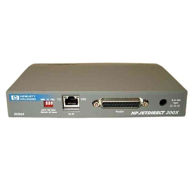 HP J3263G Jetdirect 300x 1x Par 10/100 Ethernet Rj45 Print Server | New Bulk Pack