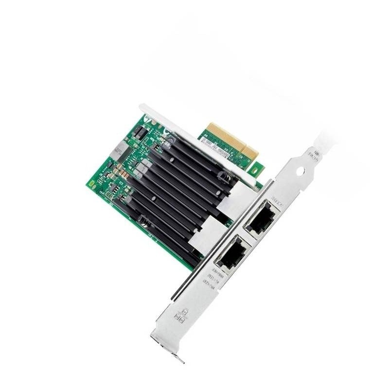 HPE 716591-B21 Ethernet 10GB 2-Ports Dual Port PCI Express 2.1 x8 561T Network Adapter | Refurbished