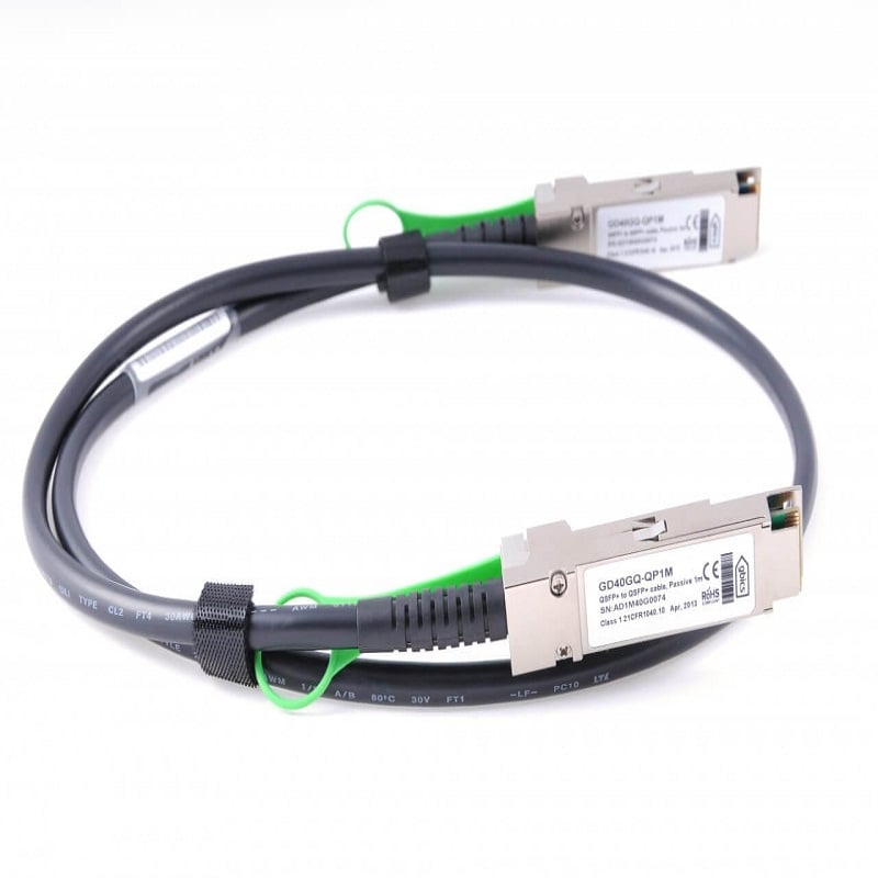 JH235A HPE X242 40G QSFP+ To QSFP+ 3M DAC Cable | New Bulk Pack