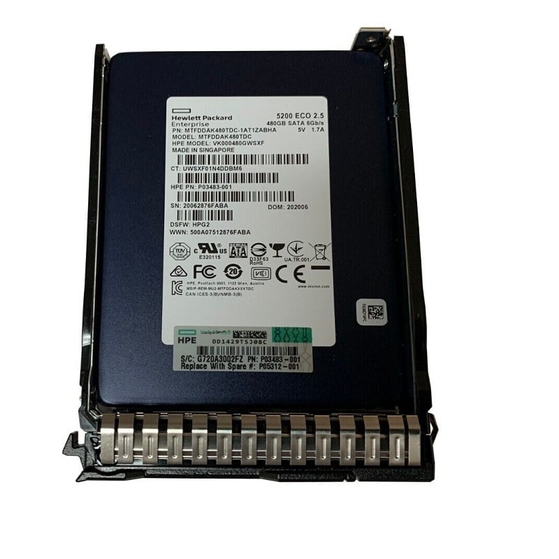 P04499-S21 HPE G10-G11 480-GB SATA 6G RI LPc SSD | Refurbished