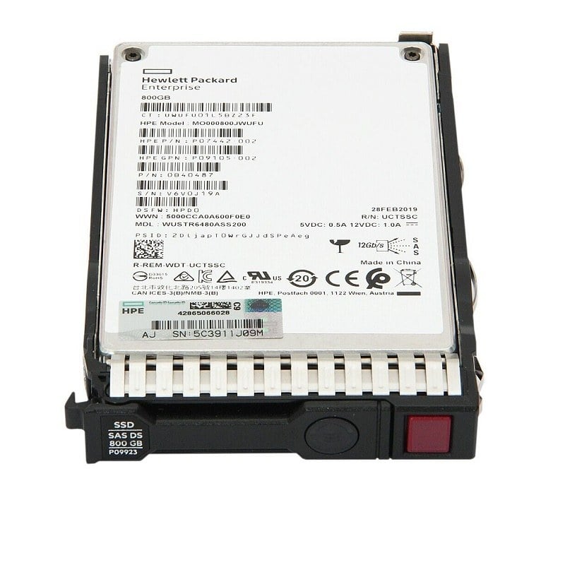 P04529-S21 HPE G8-G10 800-GB SAS 12G MU DS SSD | New Sealed 3 Year Warranty