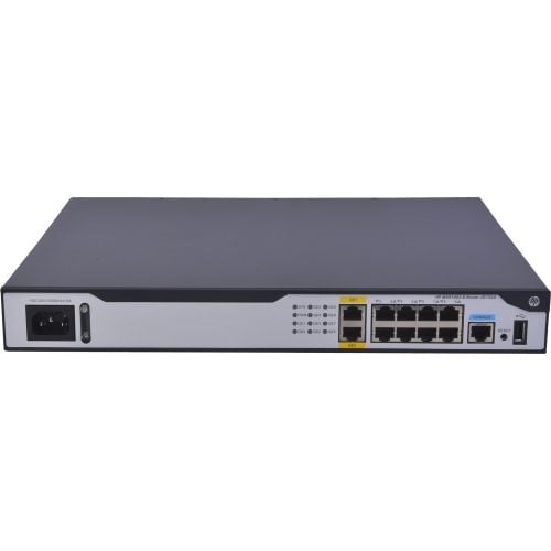 JG732A#ABA HPE MSR1003-8 AC Chassis 10 Ports 3 Slots Gigabit Ethernet Multi-Services Router | Refurbished