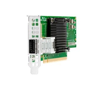 P06250-B21 HPE Infiniband Hdr100/ethernet 100GB 1-port Qsfp56 Pcie3 X16 Adapter. Refurbished.