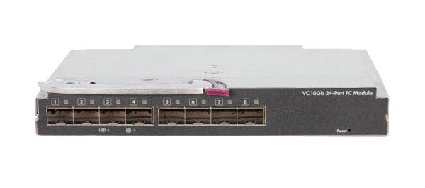 P08475-B21 HPE Virtual Connect 16GB 24Port Fibre Channel Module For C class Bladesystem. Refurbished.