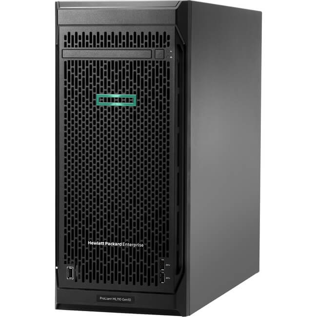 P03704-S01 HPE Proliant ML30 Gen9 E3-1220V6 1P 8GB-U B140I 4LFF NHP 350W PS Entry Server. Refurbished.