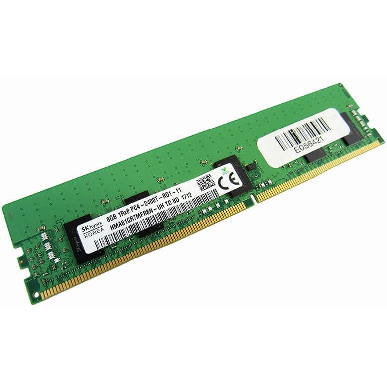 Hynix HMA81GR7MFR8N-UH 8GB RAM 2400MHZ PC4-21300 Cl17 Ecc Registered DDR4 SDRAM 288-Pin  | New Bulk Pack