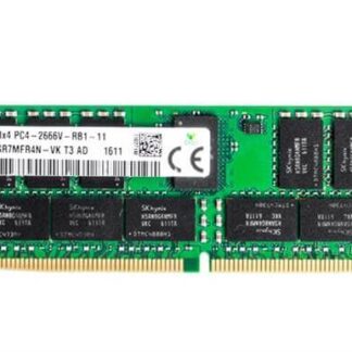 HMA84GR7MFR4N-VK Hynix 32GB 1X32GB 2666MHZ PC4-21300 CL19 ECC Registered Dual Rank X4 1.2V DDR4 SDRAM 288 Pin RDIMM Hynix Memory Module For Server. New Bulk Pack.