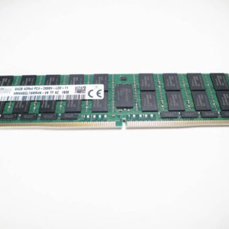 HMAA8GL7AMR4N-VK Hynix 64GB 1X64GB 2666MHZ PC4-21300 Cl19 Ecc Registered Quad Rank X4 1.2v DDR4 SDRAM 288-Pin Lrdimm Hynix Memory Module For Server. New Factory Sealed 3 Years Hynix Warranty.Dell OEM |