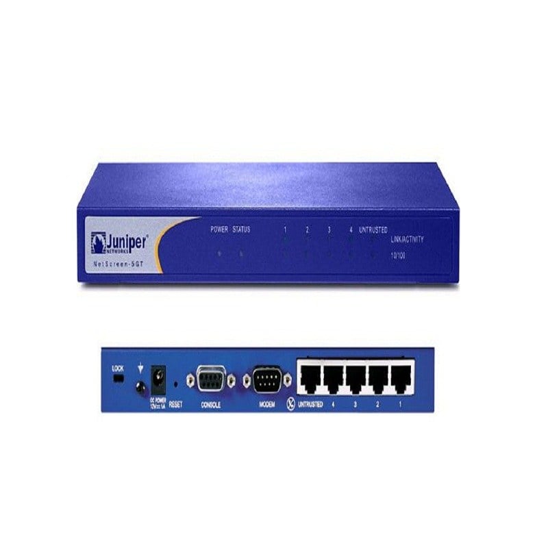 Juniper NS-5GT-001 NetScreen 5GT 10 User 1 x 10/100Base-TX WAN, 1 x Management | Refurbished