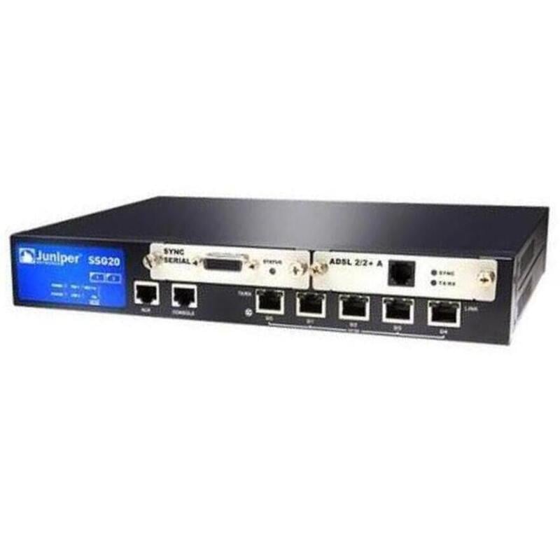 SSG-20-SH Juniper 5 Ports Ethernet Switch Secure Services Gateway 10 GB Firewall | Refurbished