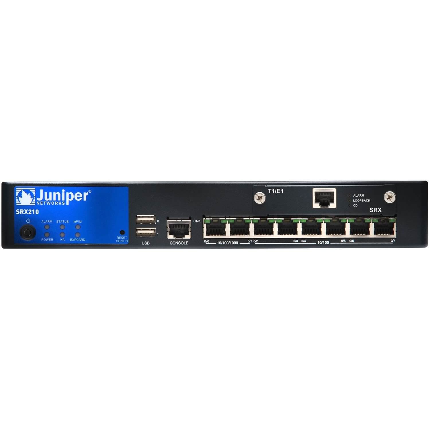 SRX210HE2-POE Juniper SRX210 Services Gateway Power Over Ethernet. New Bulk Pack.