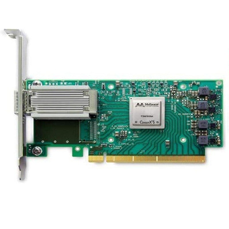 Mellanox MCX515A-GCAT Ethernet Adapter Card Pci Express 1 Ports Optical Fiber Card | Refurbished