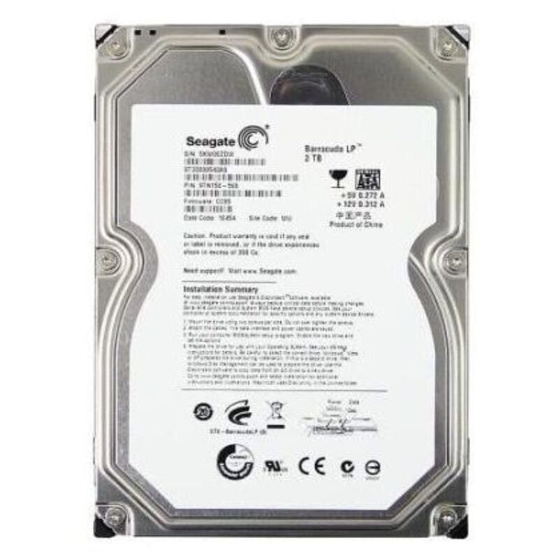 9TN158-510 Seagate 2TB SATA 3GBPS 32MB 5.9K Hard Drive | Refurbished